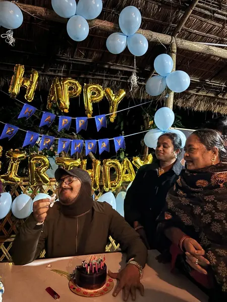 Birthday cake and happy camp memories