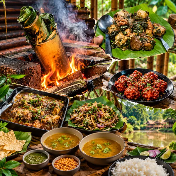 Fireside cooking and a feast of local flavours